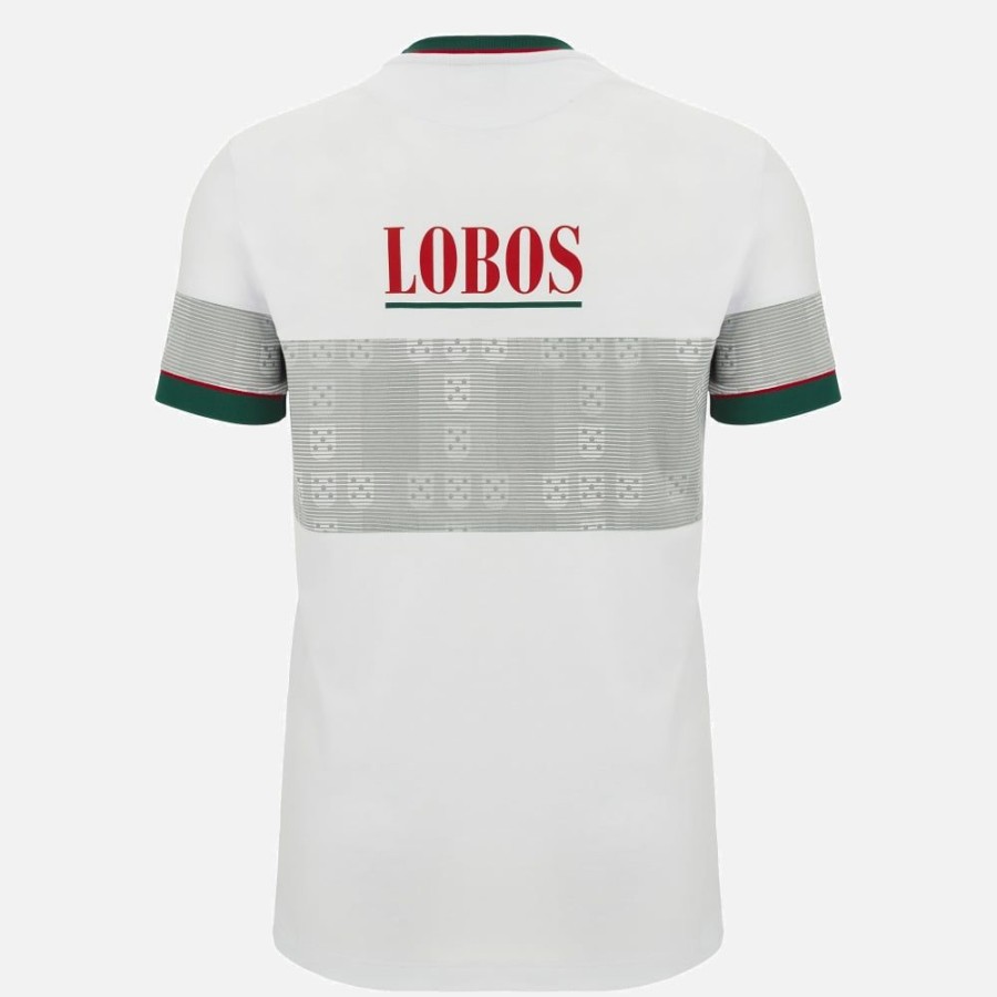 Tenues De Match Officielles Macron Equipe Du Portugal De Rugby | T-Shirt En Coton Ligne Supporter Adulte Rugby World Cup 2023 Equipe Du Portugal De Rugby