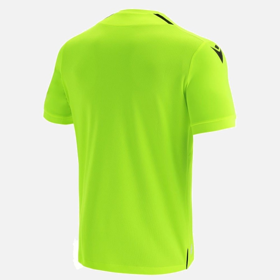 Tenues De Match Officielles Macron Arbitres Uefa | Maillot Arbitre Neon Jaune Uefa 2021 | Vetements De Sport Techniques Macron