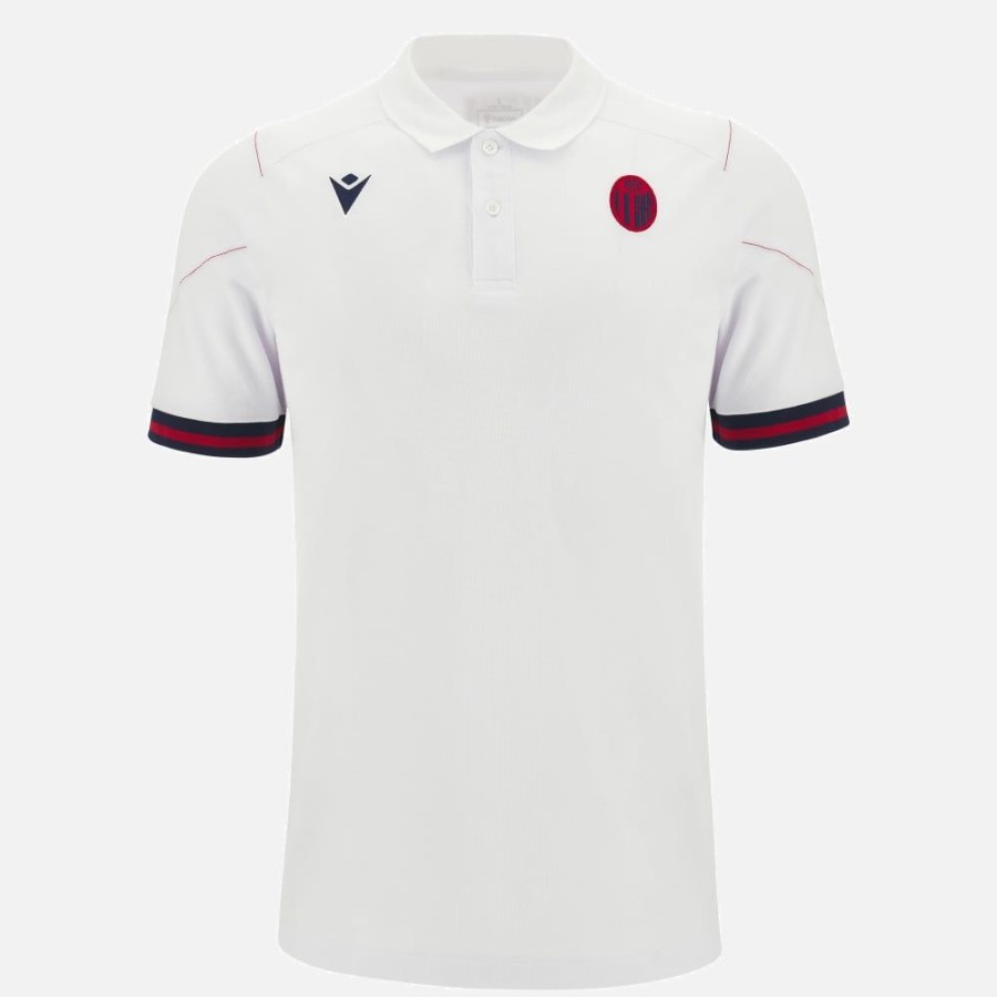 Tenues De Match Officielles Macron Bologna Fc 1909 | Polo De Voyage Adulte Bologna Fc 1909 2023/24