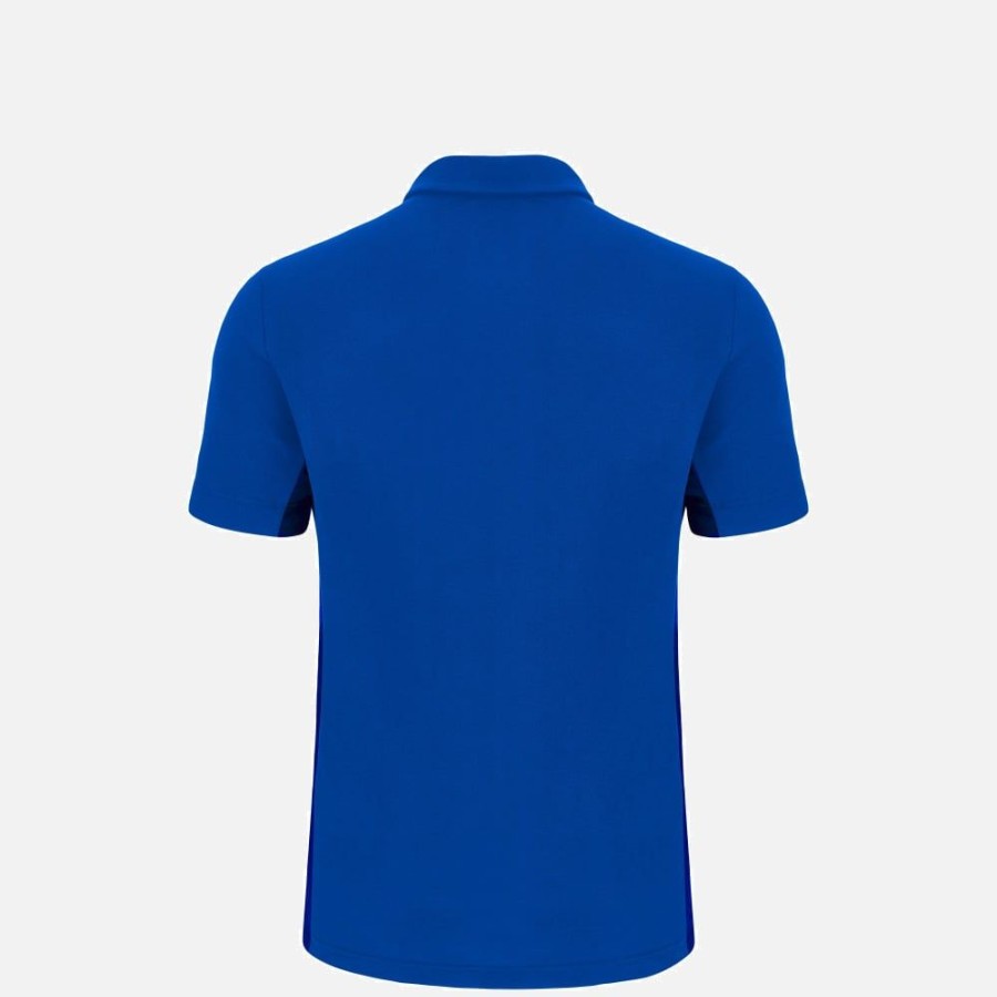 Tenues De Match Officielles Macron Italbasket | Polo Officiel En Polycotton Enfant Italbasket 2023/24