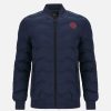 Tenues De Match Officielles Macron Bologna Fc 1909 | Bologna Fc 1909 2023/24 Veste Matelassee Athleisure Pour Homme