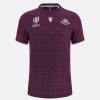 Tenues De Match Officielles Macron Georgie Rugby | T-Shirt Entrainement Adulte Rugby World Cup 2023 Georgia Rugby