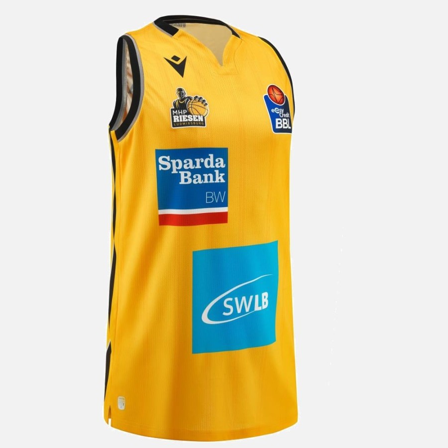 Tenues De Match Officielles Macron Mhp Riesen Ludwigsburg | Debardeur A Domicile Adulte Mhp Riesen Ludwigsburg 2023/24