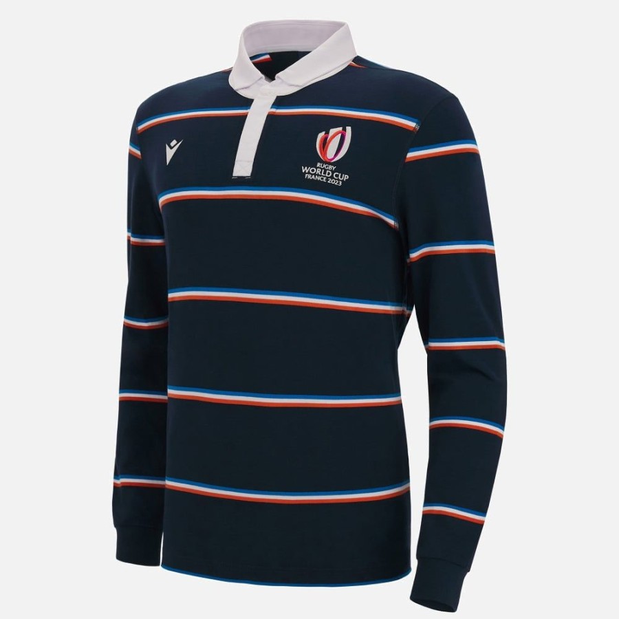 Tenues De Match Officielles Macron Rugby World Cup France 2023 | Polo En Coton Adulte Rugby World Cup 2023