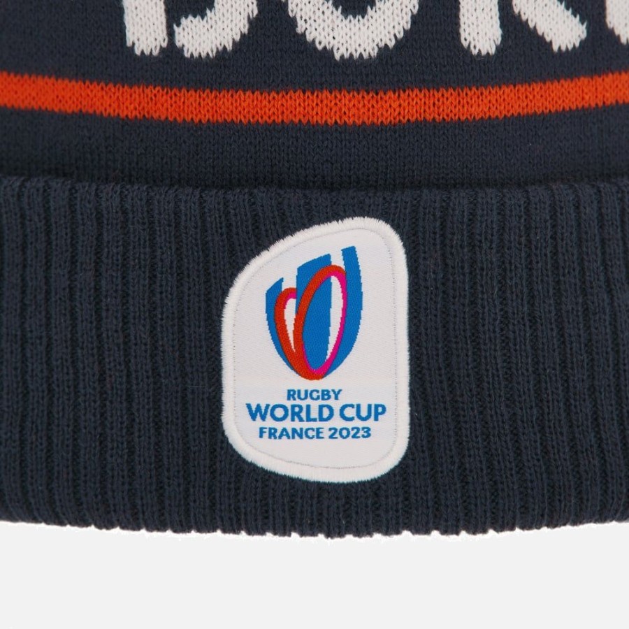 Tenues De Match Officielles Macron Rugby World Cup France 2023 | Bonnet Avec Pompon Adulte Rugby World Cup 2023