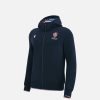 Tenues De Match Officielles Macron Rugby World Cup France 2023 | Sweat A Capuche En Coton Avec Fermeture Eclair Integrale Enfant Rugby World Cup 2023