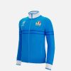 Tenues De Match Officielles Macron Federation Italienne De Rugby | Sweat En Coton Avec Fermeture Eclair Integrale Enfant Rugby World Cup 2023 Italia Rugby