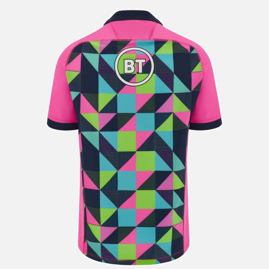 Tenues De Match Officielles Macron Ecosse Rugby | T-Shirt Entrainement Adulte Ecosse Rugby 2023/24