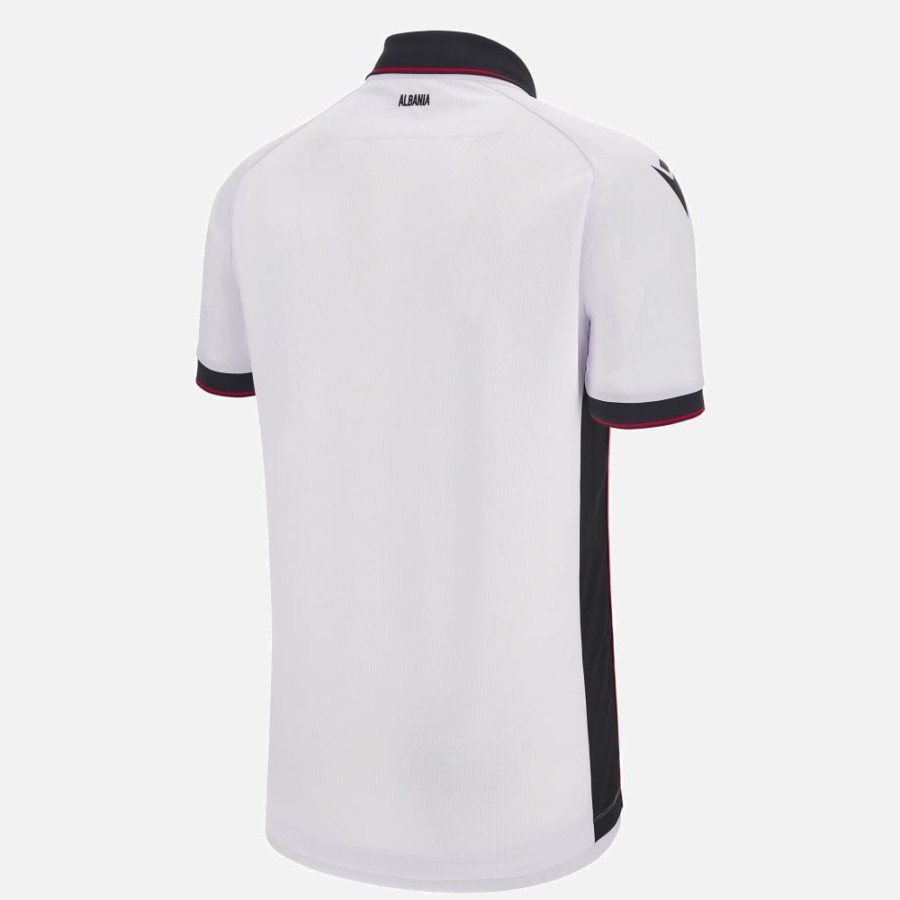 Tenues De Match Officielles Macron Equipe D'Albanie De Football | Maillot De Match Exterieur Adulte Equipe Albanie Fshf 2023/24