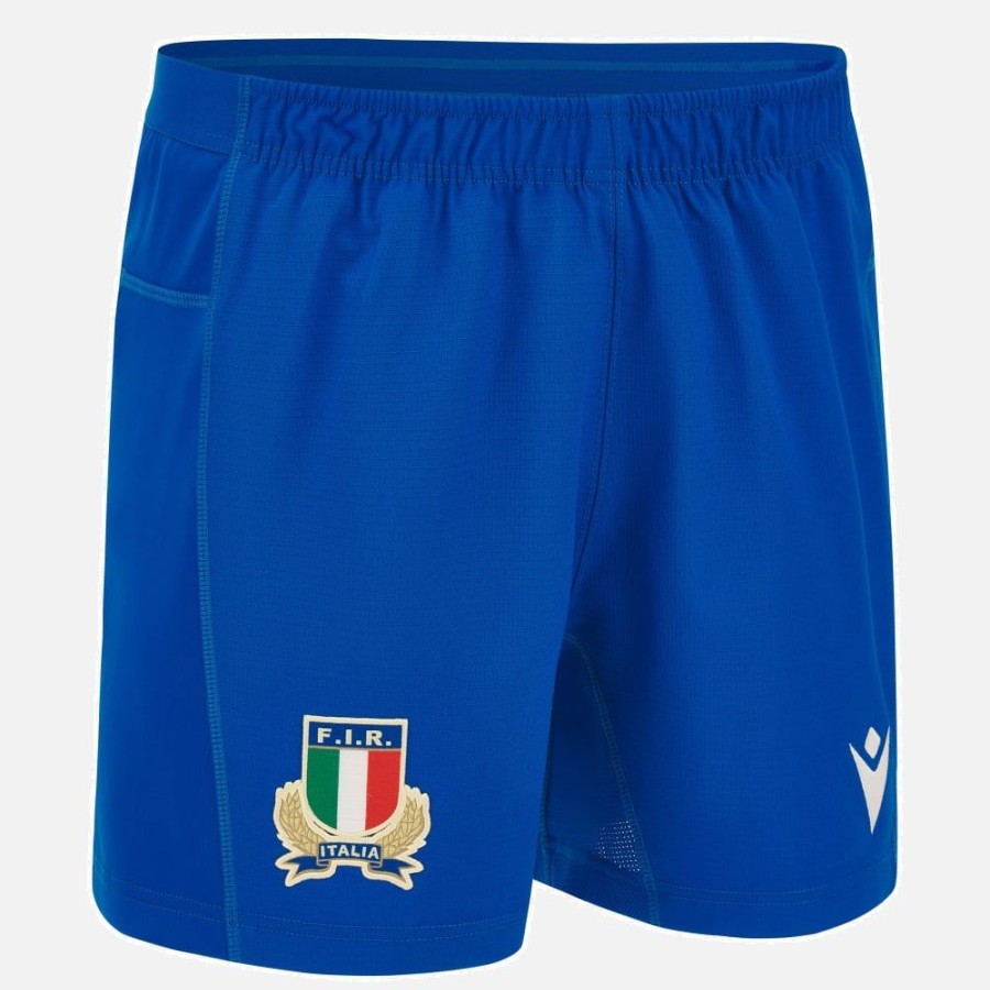 Tenues De Match Officielles Macron Federation Italienne De Rugby | Short En Deplacement Adulte Italia Rugby 2023/24