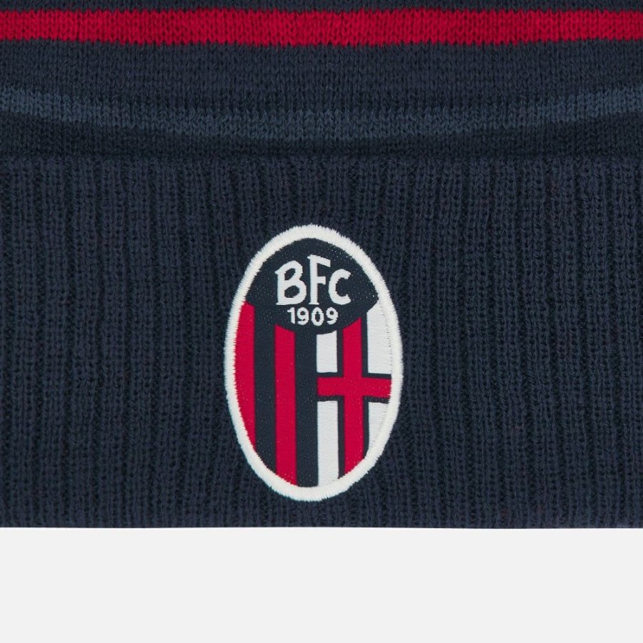 Tenues De Match Officielles Macron Bologna Fc 1909 | Bonnet Avec Pompon Adulte Bologna Fc 1909 2023/24