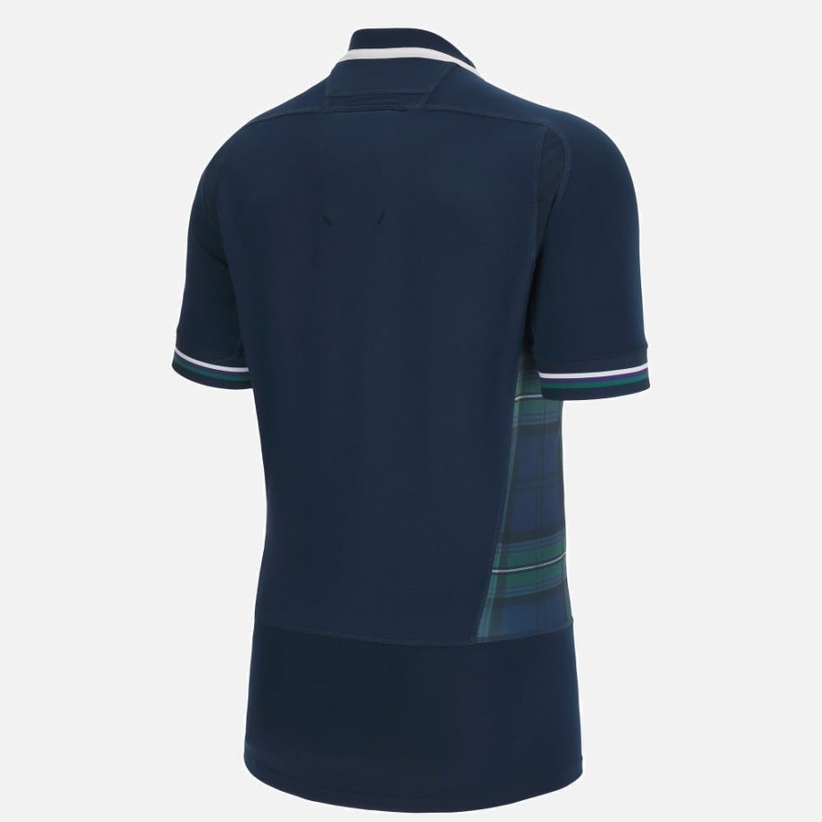 Tenues De Match Officielles Macron Ecosse Rugby | Maillot De Match Domicile Authentic Adulte Rugby World Cup 2023 Ecosse Rugby