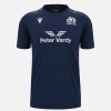 Tenues De Match Officielles Macron Ecosse Rugby | T-Shirt Entrainement Adulte Ecosse Rugby 2023/24