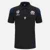 Tenues De Match Officielles Macron Ecosse Rugby | Polo Player De Voyage Adulte Rugby World Cup 2023 Ecosse Rugby