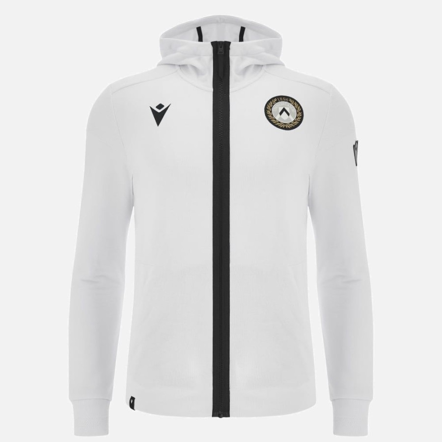 Tenues De Match Officielles Macron Udinese Calcio | Udinese Calcio 2023/24 Sweat-Shirt Athleisure Pour Hommes