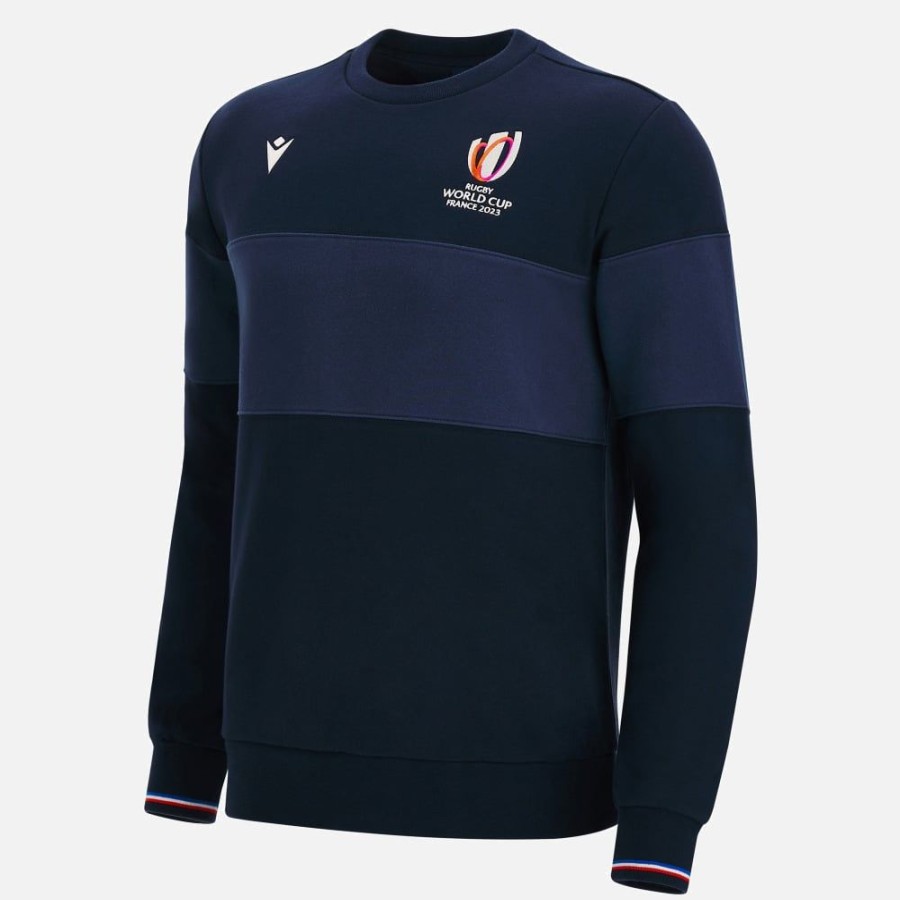 Tenues De Match Officielles Macron Rugby World Cup France 2023 | Sweat-Shirt En Coton Adulte Rugby World Cup 2023