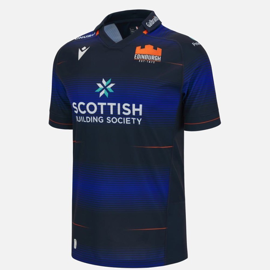 Tenues De Match Officielles Macron Edinburgh Rugby | Maillot De Match Domicile Replique Adulte Edinburgh Rugby 2023/24