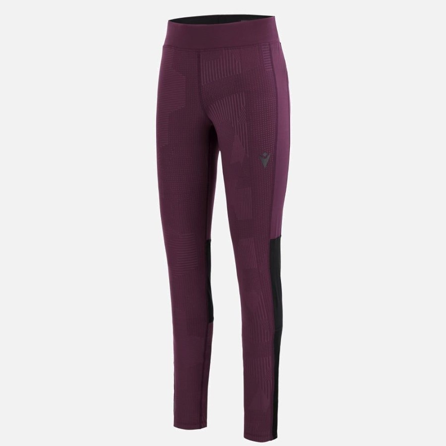 Freetime Macron Leggings | Legging Bordeaux Femme Fenis | Macron Vetements De Sport