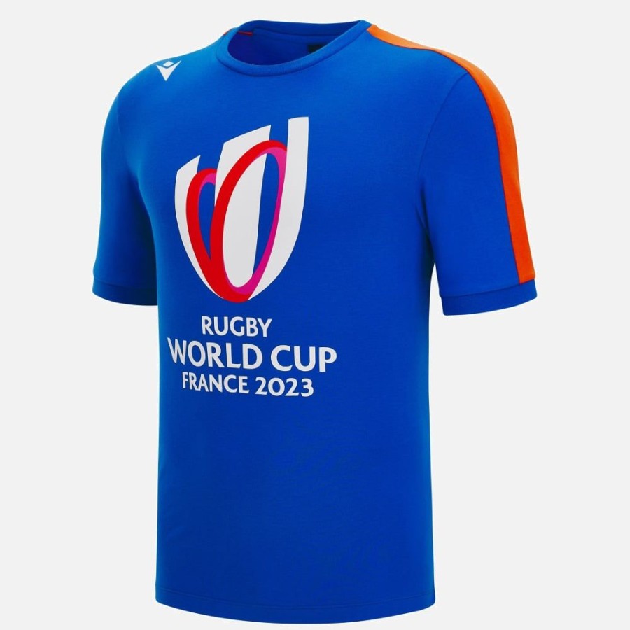 Tenues De Match Officielles Macron Rugby World Cup France 2023 | T-Shirt En Coton Adulte Rugby World Cup 2023