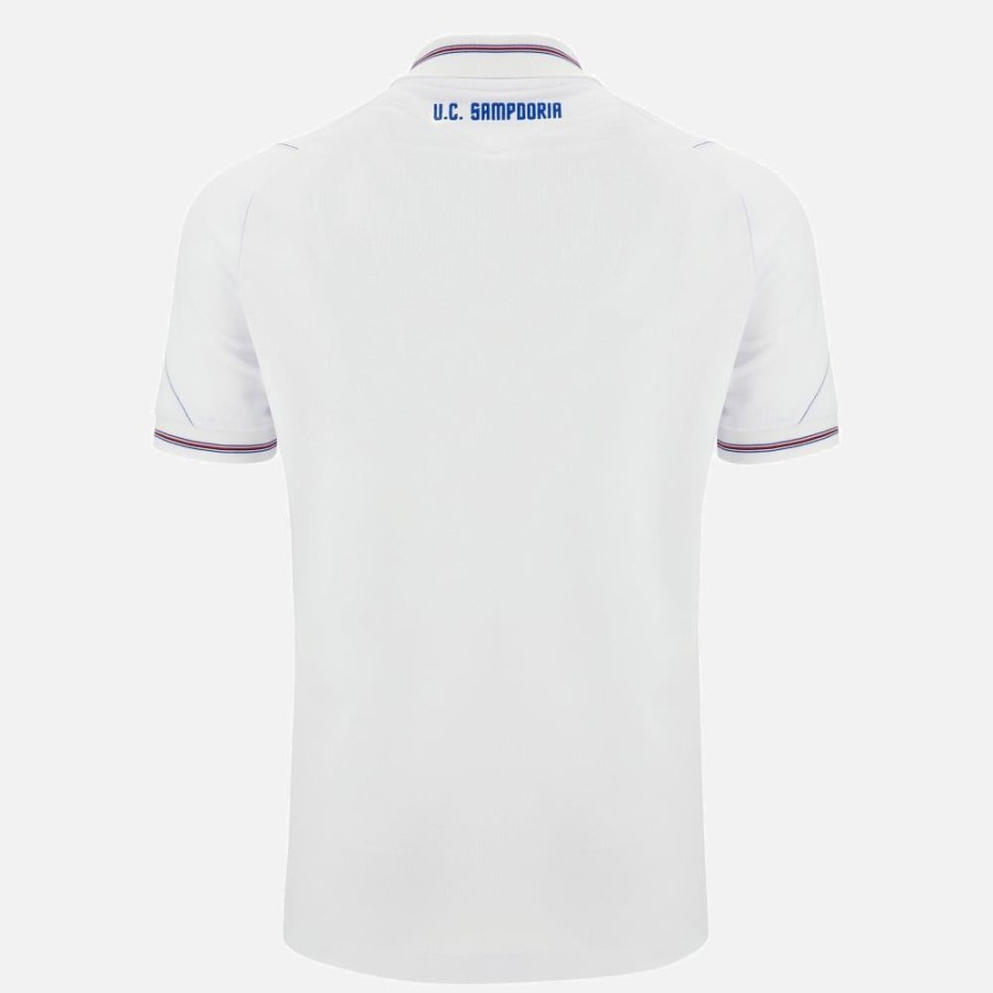 Tenues De Match Officielles Macron Uc Sampdoria | Polo De Voyage Adulte Uc Sampdoria 2023/24