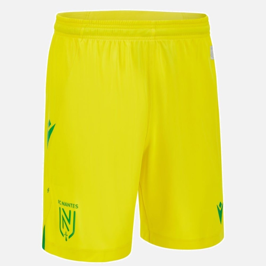 Tenues De Match Officielles Macron Fc Nantes | Short De Match Domicile Adulte Fc Nantes 2023/24