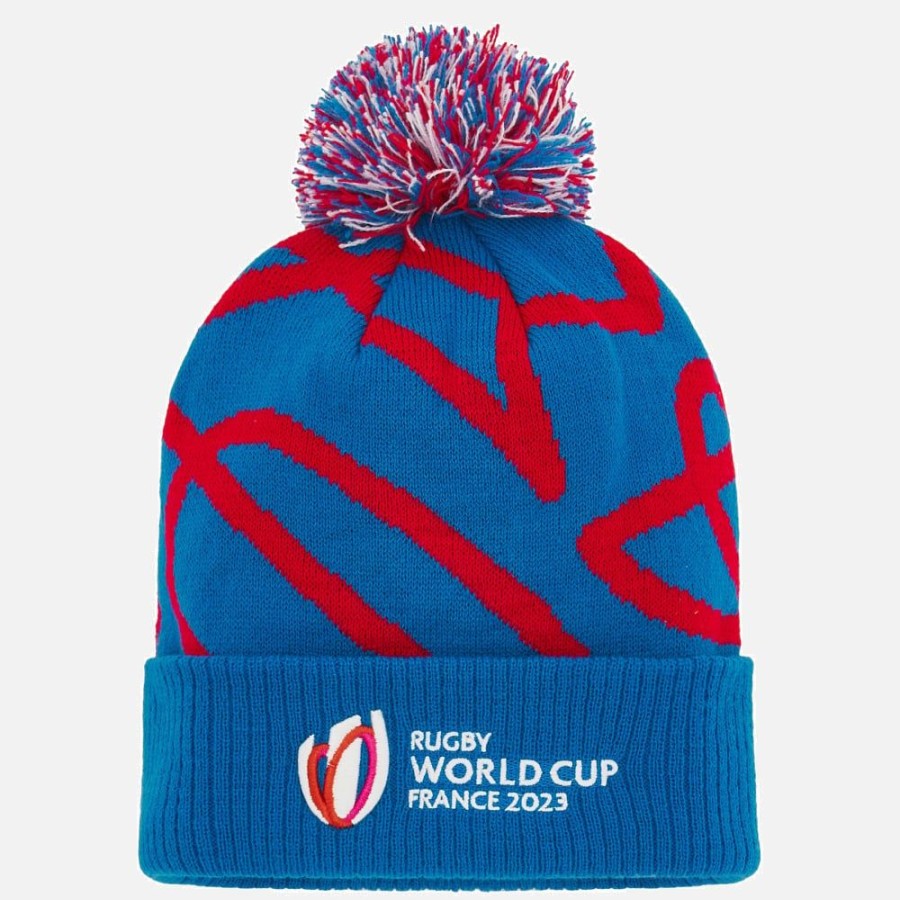 Tenues De Match Officielles Macron Rugby World Cup France 2023 | Bonnet Avec Pompon Adulte Rugby World Cup 2023