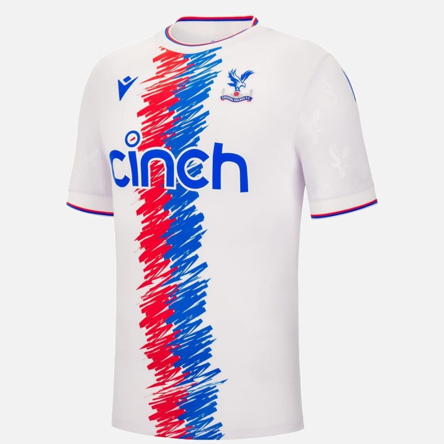 Tenues De Match Officielles Macron Crystal Palace Fc | Maillot De Match Exterieur Adulte Crystal Palace 2022/23