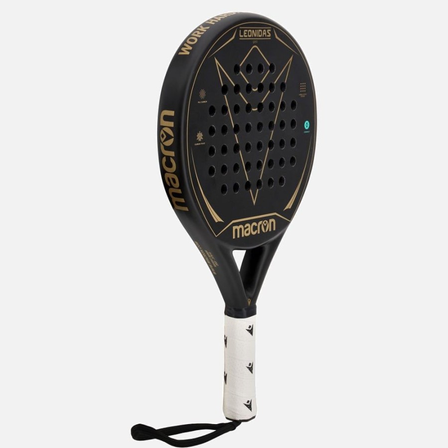 Padel Macron Frequency | Leonidas Gold Raquette Padel