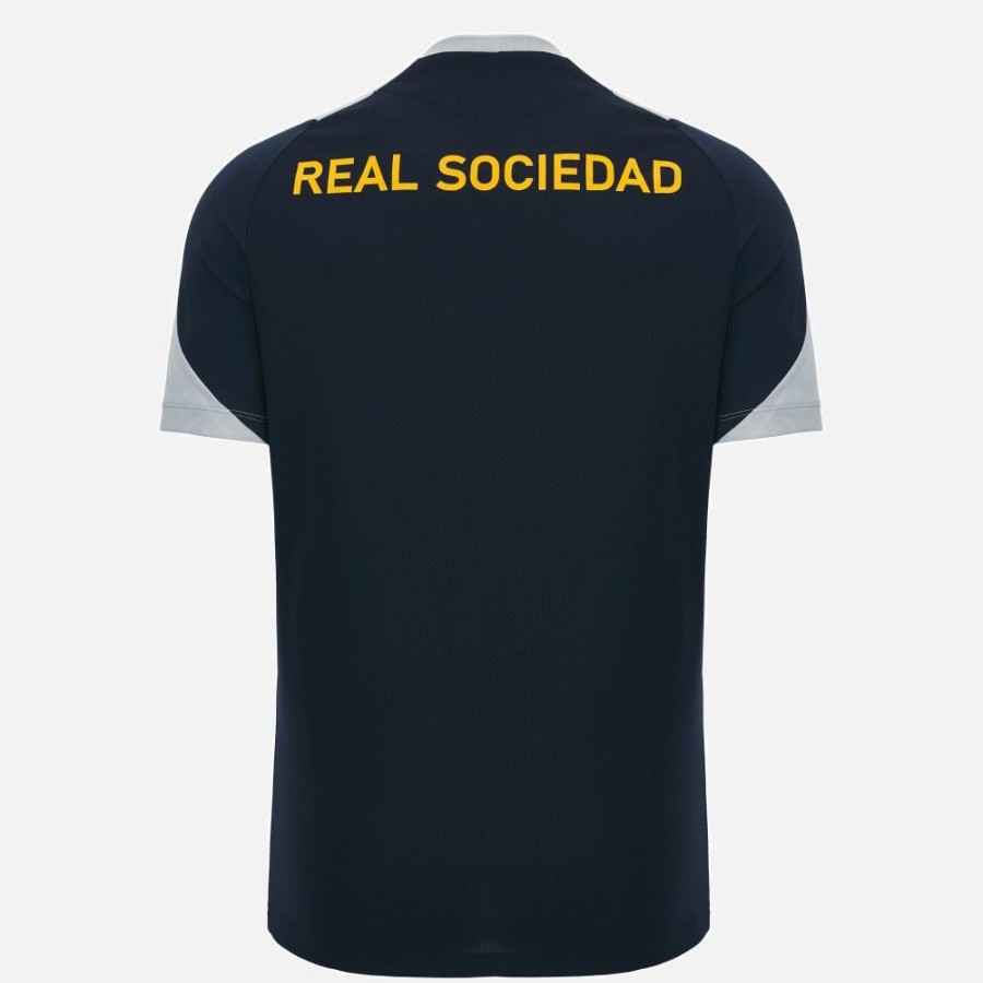 Tenues De Match Officielles Macron Real Sociedad | T-Shirt Entrainement Adulte Real Sociedad 2023/24