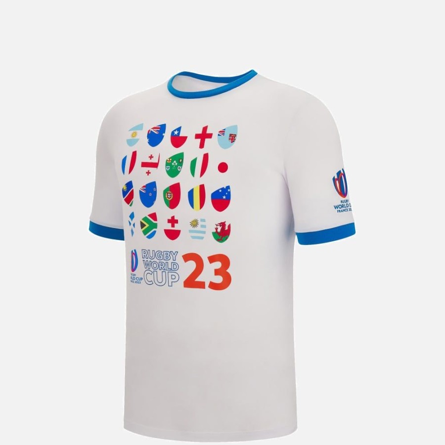 Tenues De Match Officielles Macron Rugby World Cup France 2023 | T-Shirt En Coton Enfant Rugby World Cup 2023