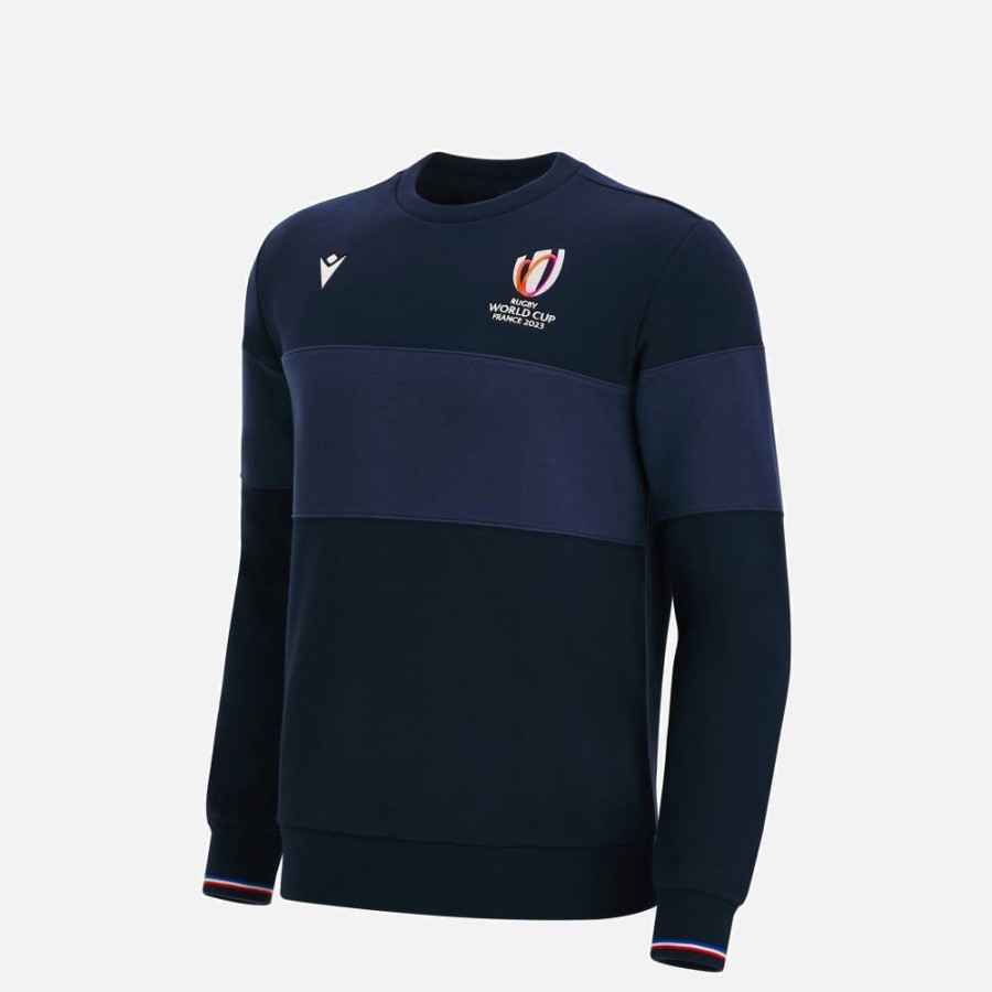 Tenues De Match Officielles Macron Rugby World Cup France 2023 | Sweat En Coton Enfant Rugby World Cup 2023