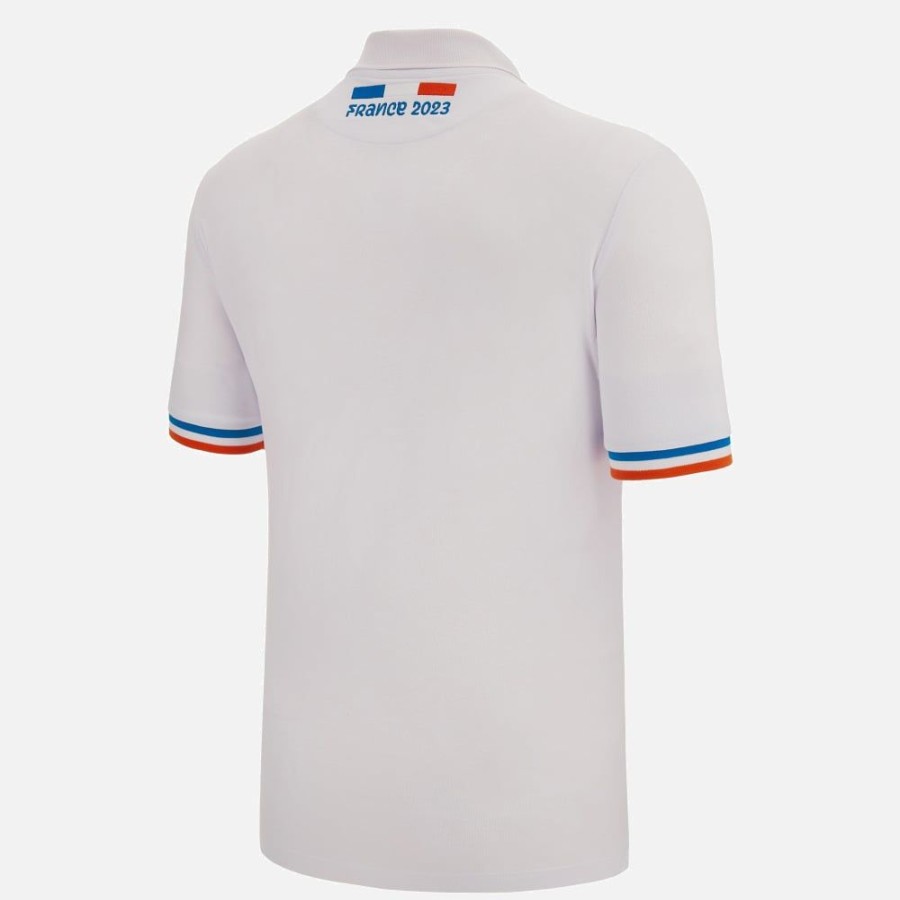 Tenues De Match Officielles Macron Rugby World Cup France 2023 | Polo Pique En Coton Adulte Rugby World Cup 2023