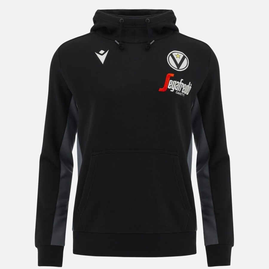 Tenues De Match Officielles Macron Virtus Segafredo Bologna | Sweat-Shirt En Coton Adulte Virtus Segafredo Bologna 2023/24