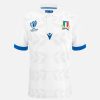 Tenues De Match Officielles Macron Federation Italienne De Rugby | Maillot De Match Exterieur Replique En Coton Adulte Rugby World Cup 2023 Italia Rugby