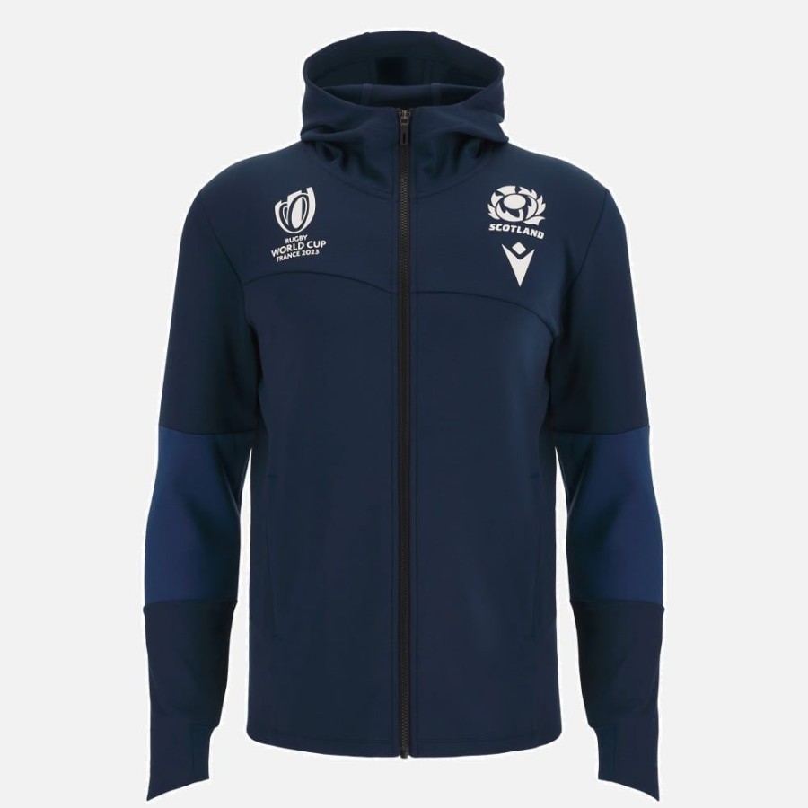 Tenues De Match Officielles Macron Ecosse Rugby | Veste Anthem Adulte Rugby World Cup 2023 Ecosse Rugby