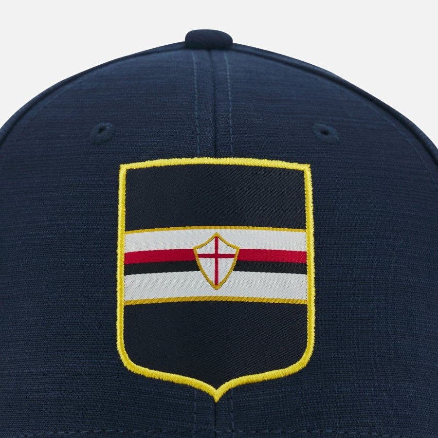 Tenues De Match Officielles Macron Uc Sampdoria | Casquette De Baseball Adulte Uc Sampdoria 2023/24