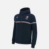 Tenues De Match Officielles Macron Rugby World Cup France 2023 | Sweat A Capuche En Coton Avec Fermeture Eclair Integrale Enfant Rugby World Cup 2023