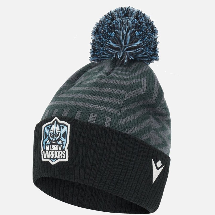 Tenues De Match Officielles Macron Glasgow Warriors | Bonnet Avec Pompon Adulte Glasgow Warriors 2023/24