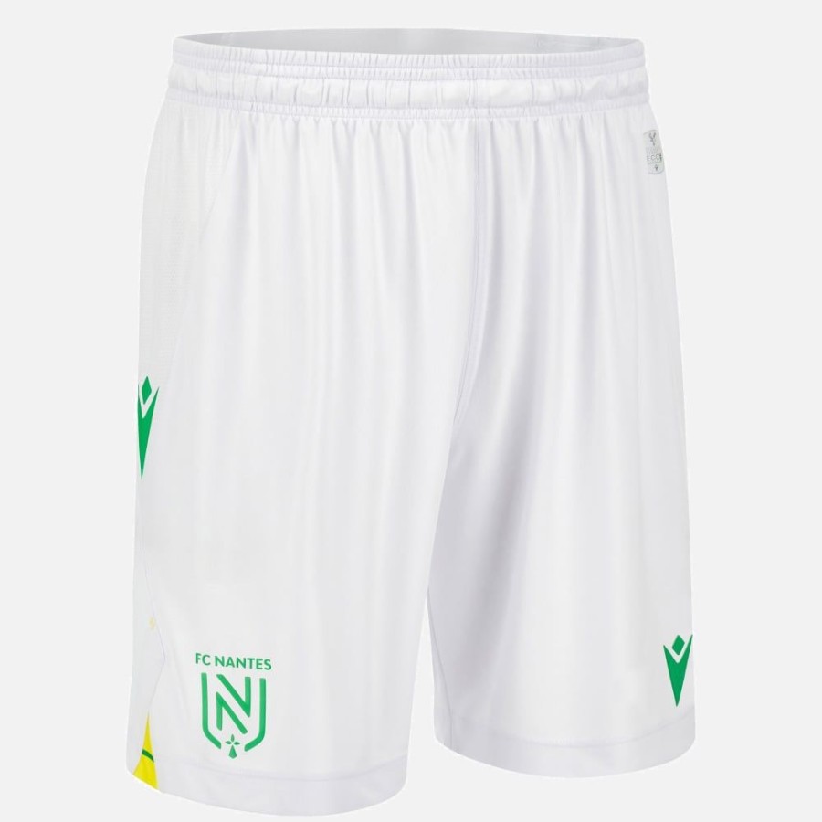 Tenues De Match Officielles Macron Fc Nantes | Short En Deplacement Adulte Fc Nantes 2023/24