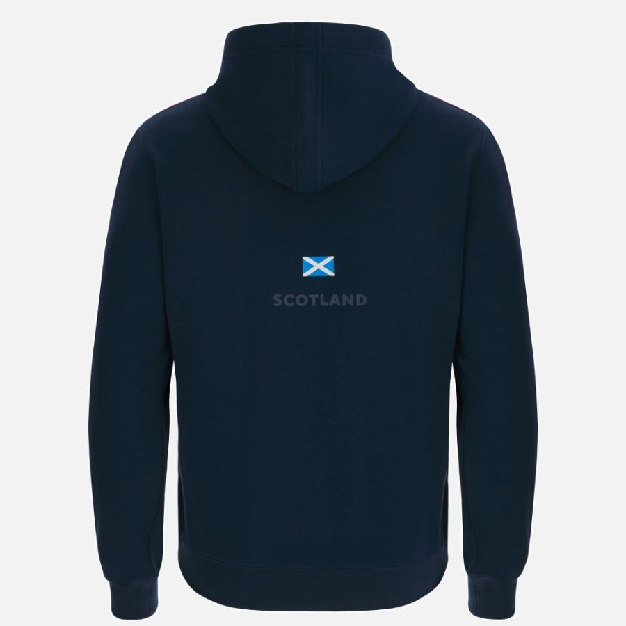 Tenues De Match Officielles Macron Ecosse Rugby | Sweatshirt A Capuche Adulte Ecosse Rugby 2023/24