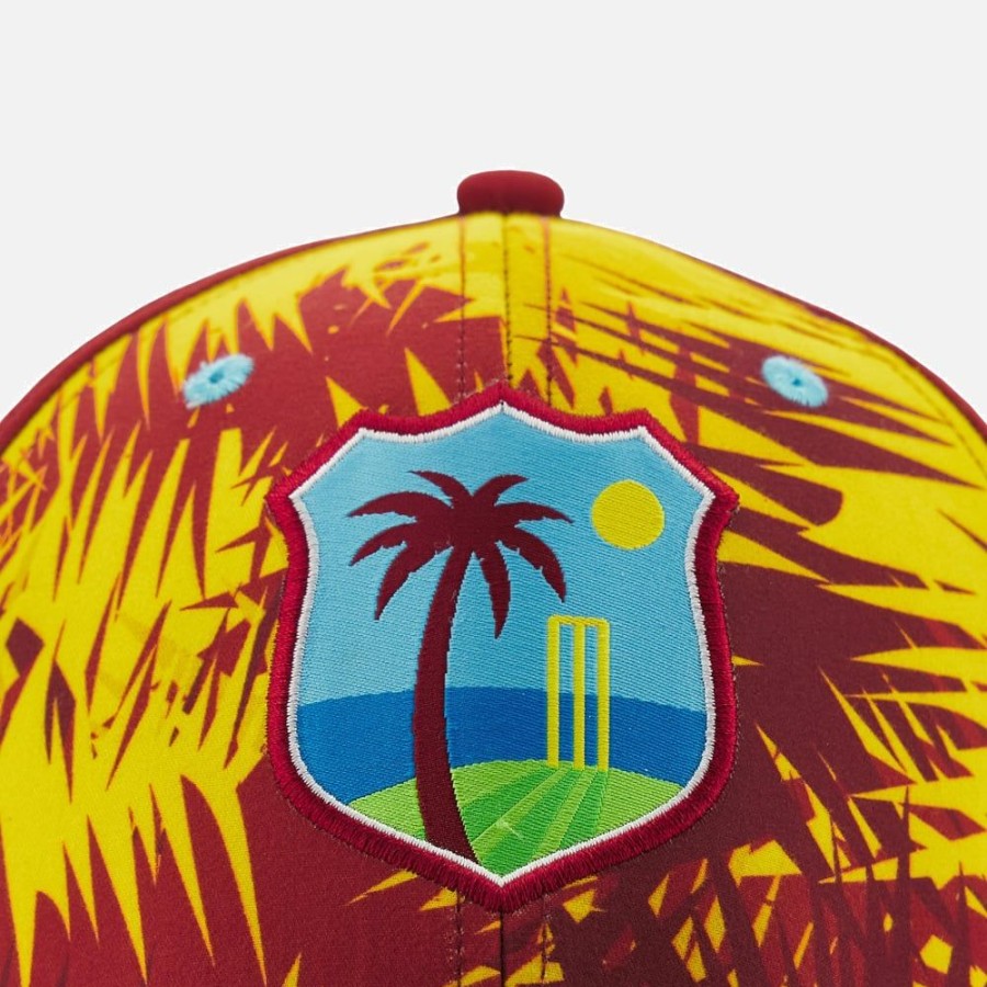 Tenues De Match Officielles Macron West Indies Cricket | Casquette Officielle Test West Indies Cricket 2023/24