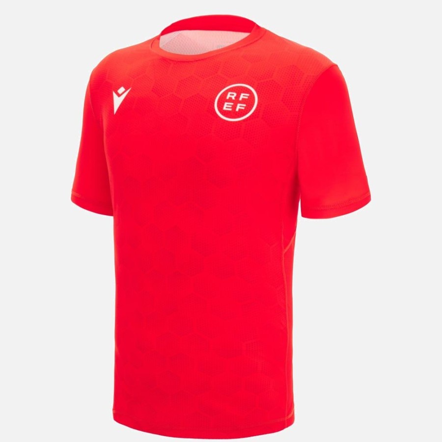 Tenues De Match Officielles Macron Rfef & Arbitres Espagnols | T-Shirt Entrainement Adulte Comite Tecnico De Arbitros 2022/24